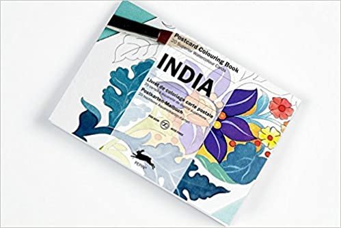 India: Postcard Colouring Book (Multilingual Edition) indir
