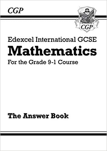 CGP Books Edexcel International GCSE Maths Answers for Workbook - for the Grade 9-1 Course تكوين تحميل مجانا CGP Books تكوين