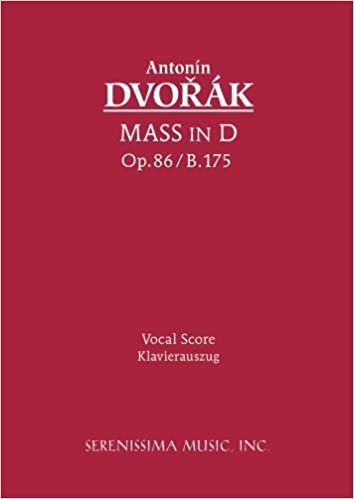 Mass in D, Op. 86 / B. 175: Vocal score indir