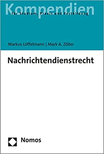 اقرأ Nachrichtendienstrecht الكتاب الاليكتروني 