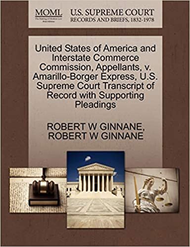 United States of America and Interstate Commerce Commission, Appellants, v. Amarillo-Borger Express, U.S. Supreme Court Transcript of Record with Supporting Pleadings indir