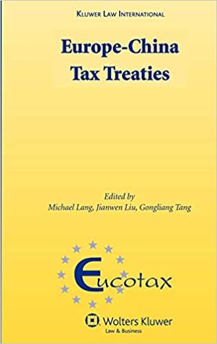 اقرأ أوروبا الصين فرض ضريبة treaties (سلسلة eucotax على اثنين من المقاسات الأوروبية taxation) الكتاب الاليكتروني 