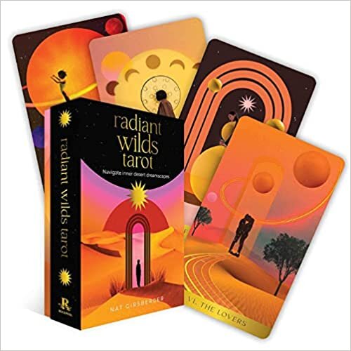 ダウンロード  Radiant Wilds Tarot: Desert Dreamscapes to Inhabit 78 Cards and 128-page Book, the Atlas of the Realms 本