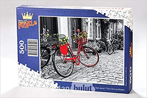 indir Kırmızı Bisiklet Ahşap Puzzle 500 Parça (TT04-D)