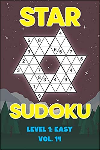 Star Sudoku Level 1: Easy Vol. 19: Play Star Sudoku Hoshi With Solutions Star Shape Grid Easy Level Volumes 1-40 Sudoku Variation Travel Friendly Paper Logic Games Solve Japanese Number Cross Sum Puzzle Improve Math Challenge All Ages Kids to Adult Gifts ダウンロード