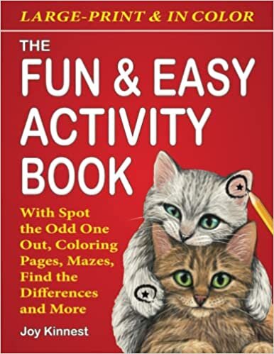 تحميل The Fun &amp; Easy Activity Book: With Spot the Odd One Out, Coloring Pages, Mazes, Find the Differences and More