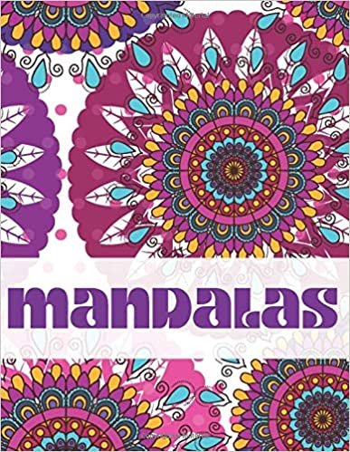 MANDALAS: Adult Coloring Book: Relaxing Coloring Pages for Meditation and Happiness ダウンロード