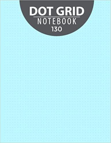 Dot Grid Notebook: 5 Dot Per Inches 130 Pages (for Design, Create, Journal, Student, Planner) Large (8.5 x 11 inches) -- Matte Sea Cover