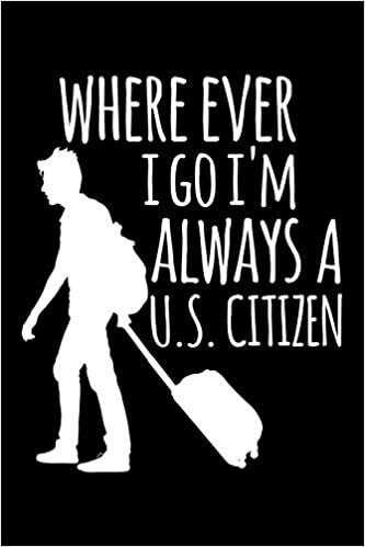 indir Where Ever I Go I&#39;m Always A U.S. Citizen: Blank Paper Sketch Book - Artist Sketch Pad Journal for Sketching, Doodling, Drawing, Painting or Writing