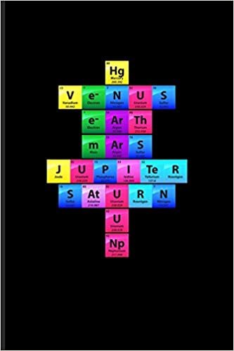 Hg Venus Earth Mars Jupiter Saturn U Np: Periodic Table Of Elements Journal For Teachers, Students, Laboratory, Nerds, Geeks & Scientific Humor Fans - 6x9 - 100 Blank Lined Pages indir