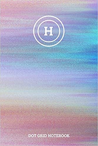indir Dot Grid Notebook: Initial, letter H; 100 sheets/200 pages; 6&quot;x 9&quot;