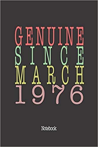 تحميل Genuine Since March 1976: Notebook