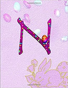 indir N. Monogram Initial Letter N Cover. Blank Lined College Ruled Notebook Journal Planner Diary.