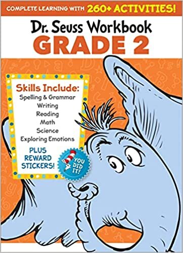 Dr. Seuss Workbook: Grade 2: 260+ Fun Activities with Stickers and More! (Spelling, Phonics, Reading Comprehension, Grammar, Math, Addition & Subtraction, Science) (Dr. Seuss Workbooks)