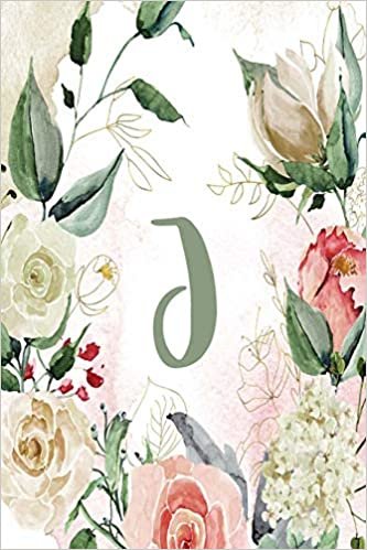 Planner Undated 6"x9” – Green Cream  Floral Design - Initial J: Non-dated Weekly and Monthly Day Planner, Calendar, Organizer for Women, Teens – ... Design 6”x9” Undated Planner Alphabet Series) indir