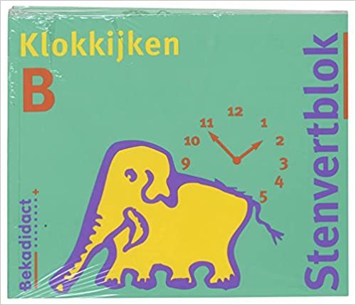 Stenvert Klokblok B Groep 4/5 5 ex indir