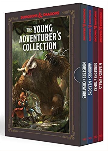 The Young Adventurer’s Collection: Monsters and Creatures, Warriors and Weapons, Dungeons and Tombs, Wizards and Spells (Dungeons and Dragons 4-Book Boxed Set)