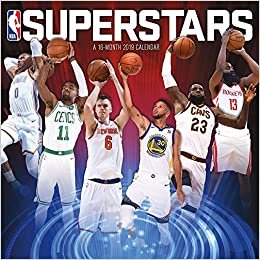 ダウンロード  NBA Superstars 2019 Calendar 本