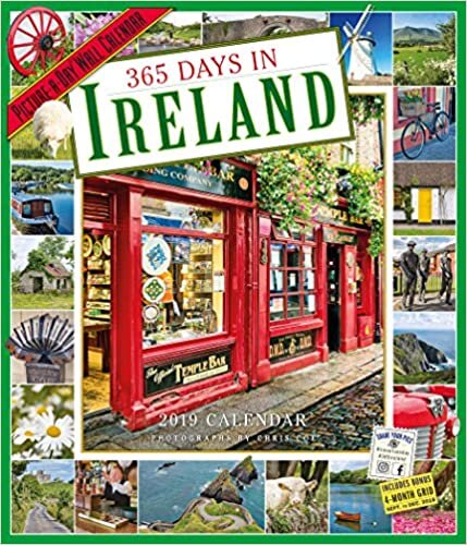 ダウンロード  365 Days in Ireland 2019 Calendar: Picture-a-day 本
