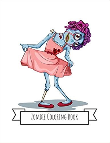 تحميل Zombie Coloring Book: Zombie Gifts for Kids 4-8, Boys, Girls or Adult Relaxation - Stress Relief Zombie lover Birthday Coloring Book Made in USA