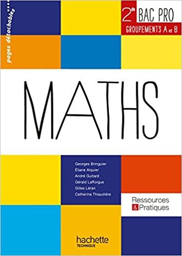 Ressources et pratiques Maths 2de Bac Pro Industriel (A et B) - Livre élève - Ed.2013 (Ressources & Pratiques) indir