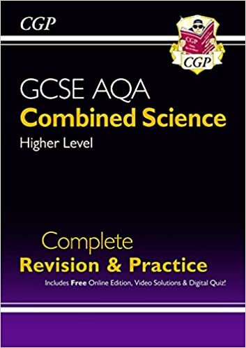 New GCSE Combined Science AQA Higher Complete Revision & Practice w/ Online Ed, Videos & Quizzes