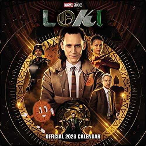 Loki 2023 Calendar, Month To View Square Wall Calendar , Official Product (Loki (Marvel) Square Calendar)