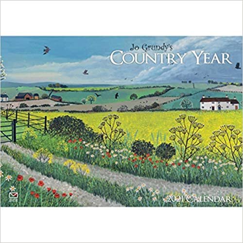 Country Year Jo Grundy A4 Calendar 2021