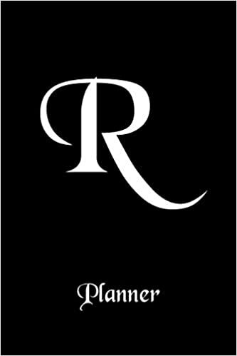 indir R: Letter Journal Monogram Minimalist Lined Notebook To Do List Undated Daily Planner for Personal and Business Activities with Check Boxes to Help ... to Get Organized (9 x 6 inches 120 pages)