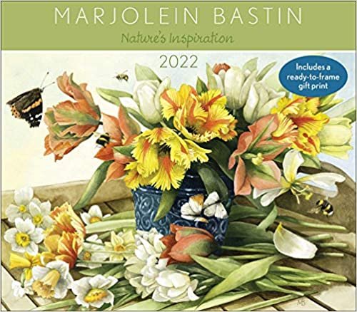 ダウンロード  Marjolein Bastin Nature's Inspiration 2022 Deluxe Wall Calendar with Print 本