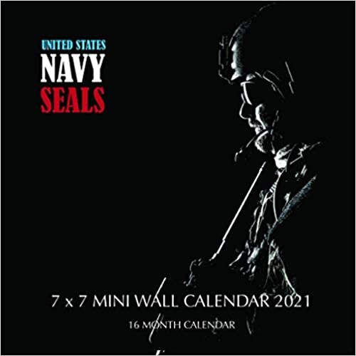 indir United States Navy Seals 7 x 7 Mini Wall Calendar 2021: 16 Month Calendar