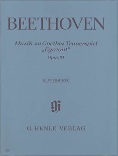 Music to J.W. v. Goethe's Tragedy ""Egmont"" op.84 - piano - (HN 646) indir
