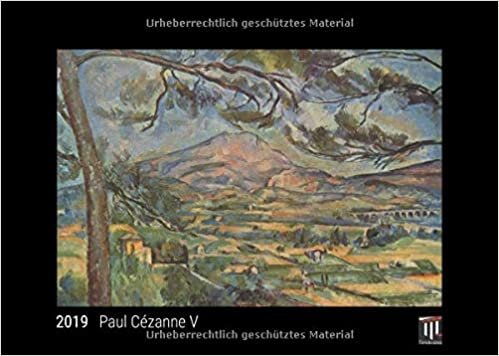 Paul Cézanne V 2019 - Black Edition - Timokrates Wandkalender, Bilderkalender, Fotokalender - DIN A3 (42 x 30 cm) indir