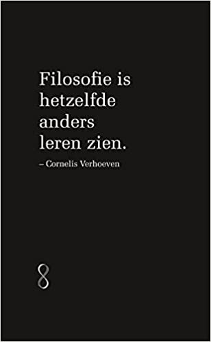 Notitieboekje Filosofie Zwart 5 exemplaren: filosofie is hetzelfde anders leren zien - Cornelis Verhoeven