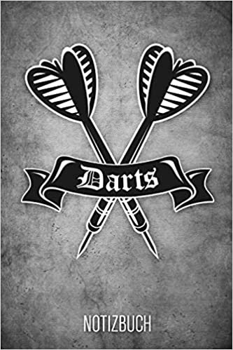 تحميل Darts Notizbuch: Graues Punktraster Dart Notizheft für Dartspieler ca DIN A5 weiß punktiert 110 Seiten