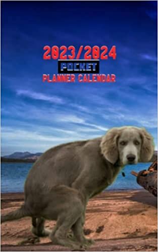 ダウンロード  Pocket Planner Calendar 2023-2024: Dogs pooping in beautiful places 本