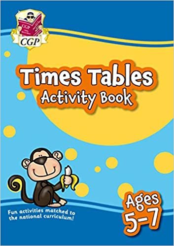 New Times Tables Home Learning Activity Book for Ages 5-7 (CGP Primary Fun Home Learning Activity Books) indir