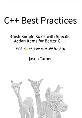 C++ Best Practices (Full Color Syntax Highlighting): 45ish Simple Rules with Specific Action Items for Better C++ ダウンロード