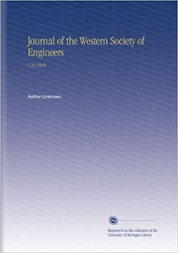 Journal of the Western Society of Engineers: V.24 1919 indir