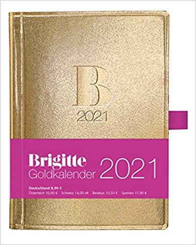 ダウンロード  Brigitte Goldkalender 2022: Taschenkalender, Planner, Organizer 本