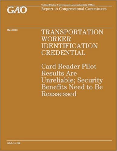 Report to Congressional Committees: Transportation Worker Identification Credential