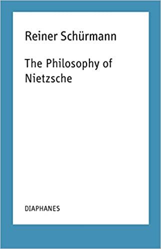 ダウンロード  Reiner Schurmann: The Philosophy of Nietzsche: Lecture Notes for Courses at the New School for Social Research (Summer 1975/Fall 1977/Spring 1984/Spring 1988) (Reiner Schuermann Selected Writings and Lecture Notes) 本