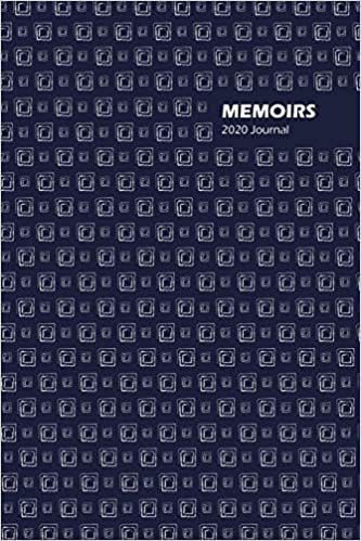 Memoirs Dated 2020 Daily Journal, (Jan - Dec), 6 x 9 Inches, Full Year Planner (Blue)