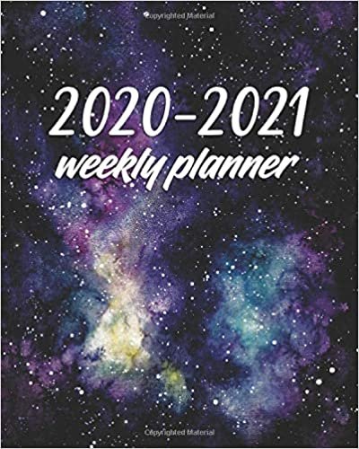 indir 2020-2021 Weekly Planner: Gorgeous Interstellar Nebula Two Year Daily Organizer &amp; Schedule Agenda | Vast Universe 2 Year Calendar with To-Do’s, U.S. ... Inspirational Quotes, Vision Board &amp; Notes