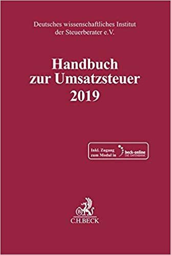 indir Handbuch zur Umsatzsteuer 2019