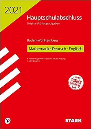 indir STARK Original-Prüfungen Hauptschulabschluss 2021 - Mathematik, Deutsch, Englisch 9. Klasse - BaWü