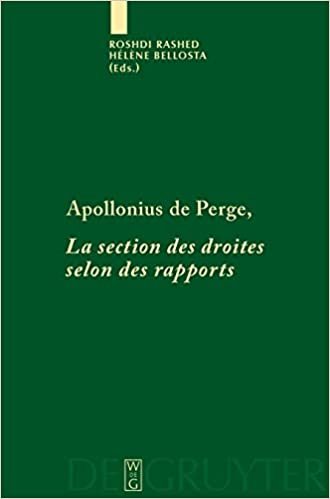 تحميل Apollonius de Perge, La Section Des Droites Selon Des Rapports