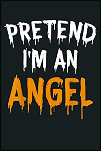 indir Funny Lazy Halloween Costume Gift Pretend I M An Angel: Notebook Planner - 6x9 inch Daily Planner Journal, To Do List Notebook, Daily Organizer, 114 Pages