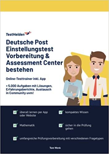 اقرأ Deutsche Post Einstellungstest Vorbereitung & Assessment Center bestehen: Online-Testtrainer inkl. App I + 5.000 Aufgaben mit Lösungen, Erfahrungsberichte, Austausch in Community uvm! الكتاب الاليكتروني 