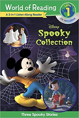 ダウンロード  World of Reading Disney's Spooky Collection 3-in-1 Listen-Along Reader (Level 1 Reader): 3 Scary Stories with CD! 本